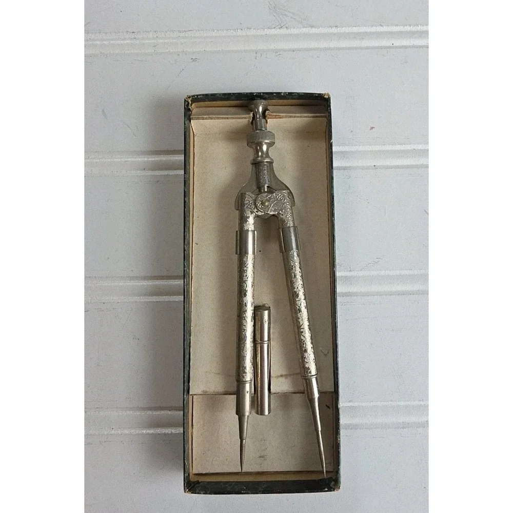 Antique Vintage Eagle No. 569 Compass & Divider Drafting Tool USA